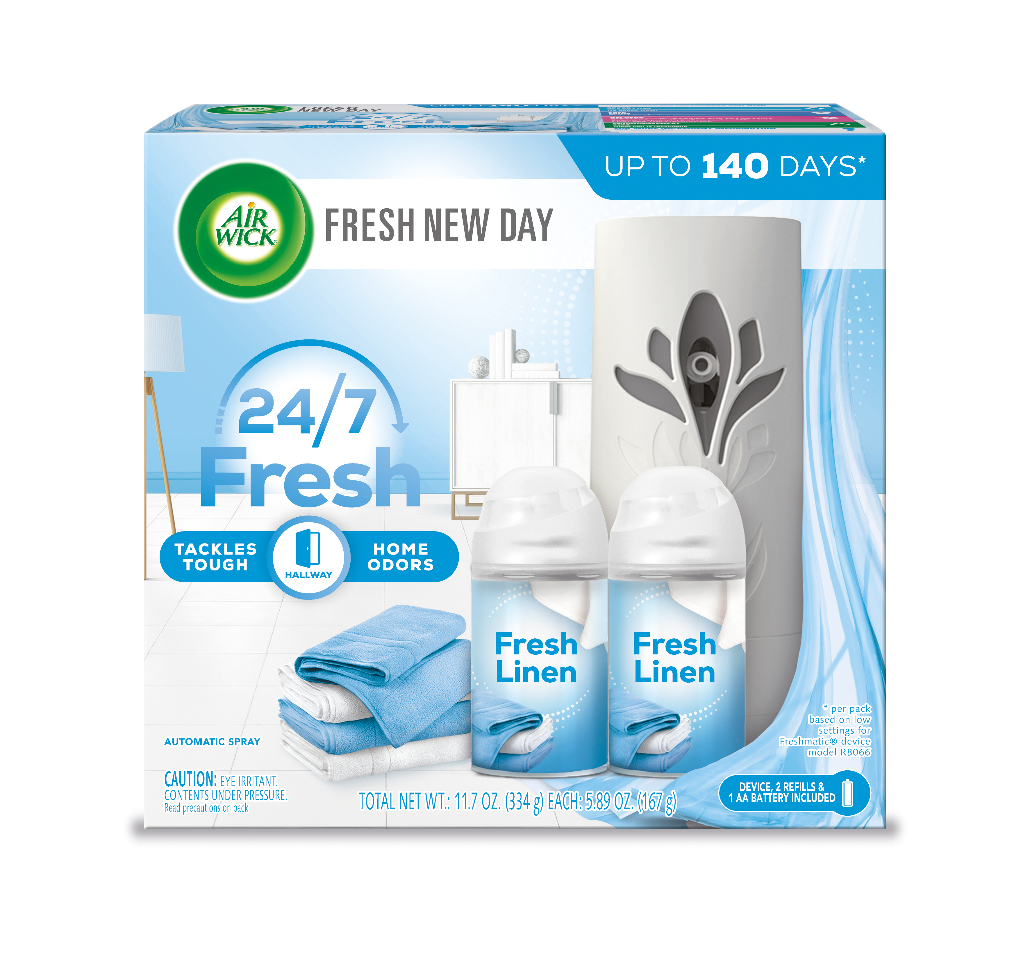 AIR WICK Automatic Spray  Fresh Linen  Kit